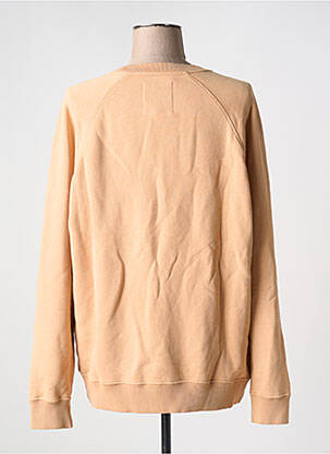 Sweat-shirt stretch manches longues orange EDWIN femme