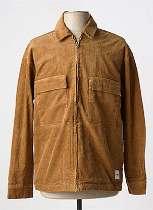 Veste casual coupe droite marron OBEY homme