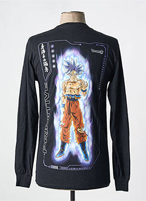 T-shirt coupe cintrée manches longues noir DRAGON BALL Z homme