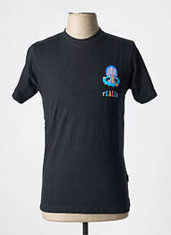 T-shirt coupe cintrée manches courtes noir TEALER homme
