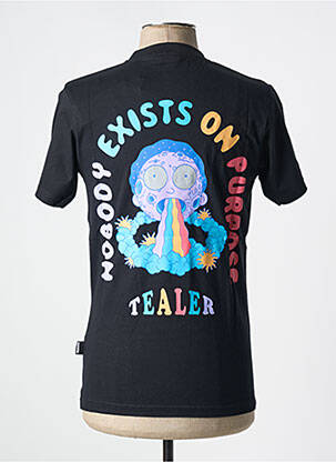 T-shirt coupe cintrée manches courtes noir TEALER homme