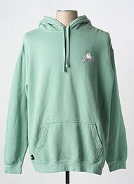 Sweat-shirt à capuche tissage jersey manches longues vert RIPNDIP homme