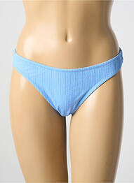 Bas de maillot de bain stretch culotte bleu PIECES femme