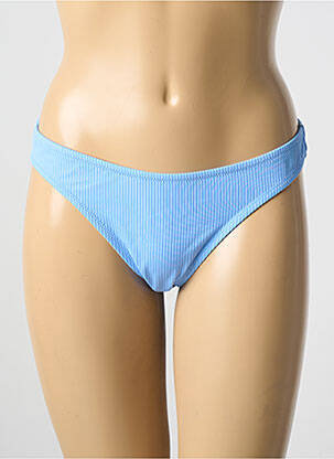 Bas de maillot de bain stretch culotte bleu PIECES femme