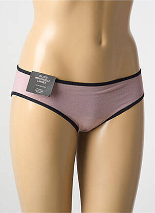 Culotte menstruelle tissage jersey rose MINA STORM femme