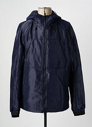 Coupe-vent poches a capuche bleu KRAKATAU homme