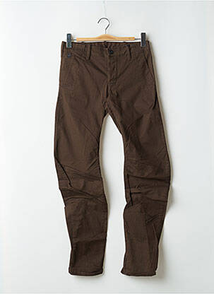 Pantalon slim poches taille normale marron G STAR homme