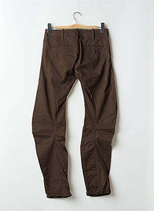 Pantalon slim poches taille normale marron G STAR homme