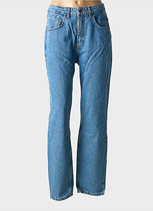 Jeans coupe droite bleu RAGGED pour femme