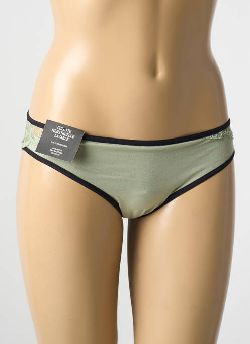 Culotte menstruelle vert MINA STORM femme