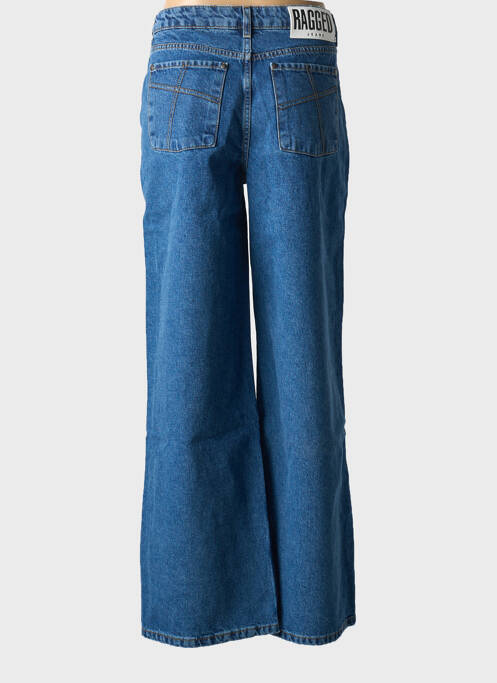 Jean coupe flare bleu RAGGED pour femme