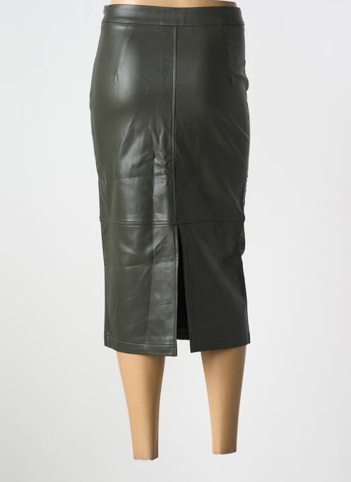 Jupe mi-longue vert GRACE & MILA pour femme