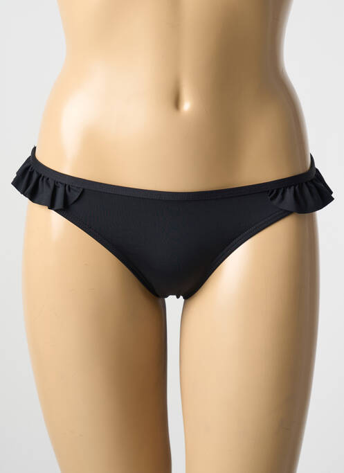 Bas de maillot de bain noir PIECES pour femme