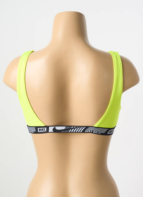 Haut de maillot de bain jaune NIKE pour femme