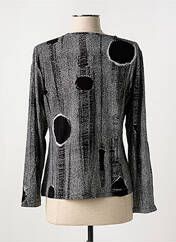 T-shirt noir FRANCE RIVOIRE pour femme seconde vue