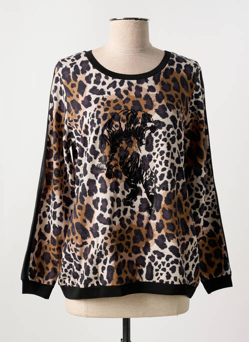 Sweat-shirt marron MERI & ESCA pour femme