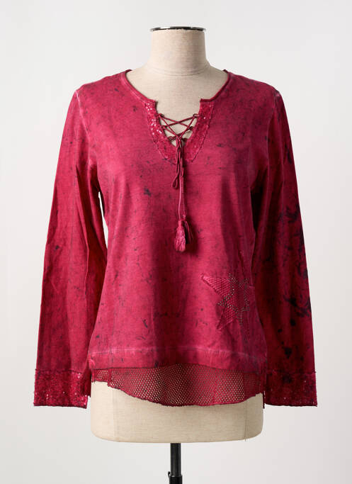 Top rouge MERI & ESCA pour femme