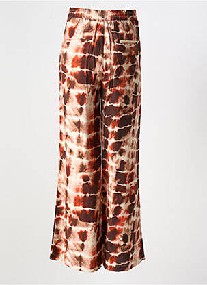 Pantalon large tissage popeline taille normale rouge ARTLOVE femme