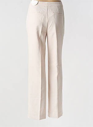 Pantalon droit stretch taille normale beige ORAIJE femme