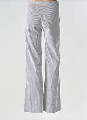 Pantalon droit stretch taille normale blanc LA PETITE FRANCAISE femme
