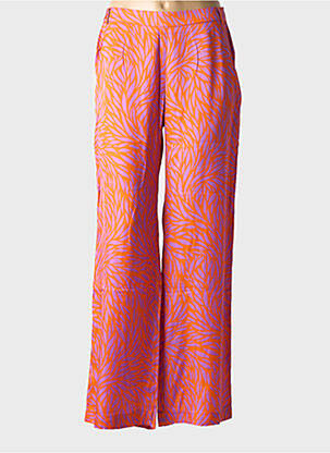 Pantalon droit taille normale taille normale rose LA PETITE FRANCAISE femme