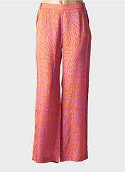 Pantalon droit rose LA PETITE FRANCAISE pour femme seconde vue