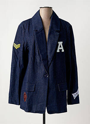 Blazer bleu AN' GE pour femme