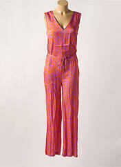 Combi-pantalon orange LA PETITE FRANCAISE pour femme seconde vue