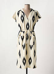 Robe mi-longue beige LA PETITE FRANCAISE pour femme seconde vue