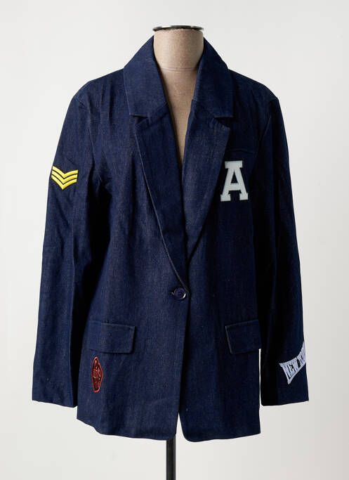 Blazer bleu AN' GE pour femme