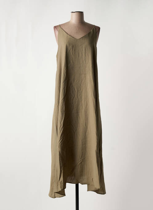 Robe longue vert ARTLOVE pour femme