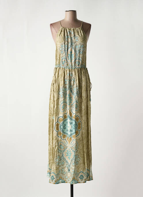 Robe longue vert NÜD pour femme