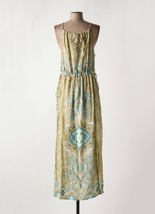 Robe longue vert NÜD pour femme