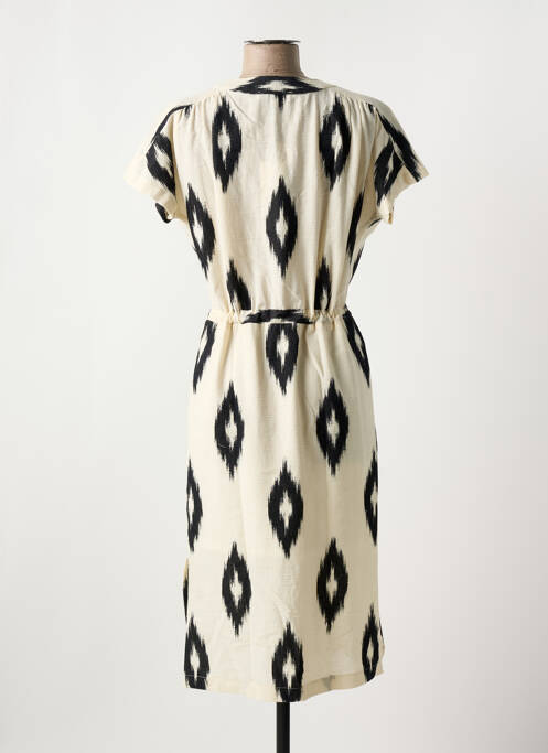 Robe mi-longue beige LA PETITE FRANCAISE pour femme