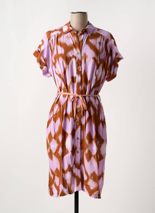 Robe mi-longue violet LA PETITE FRANCAISE pour femme