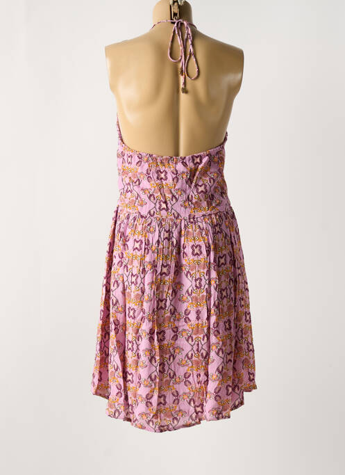 Robe mi-longue violet NÜD pour femme