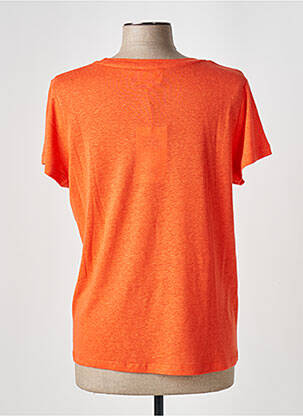 T-shirt stretch manches courtes orange ARTLOVE femme