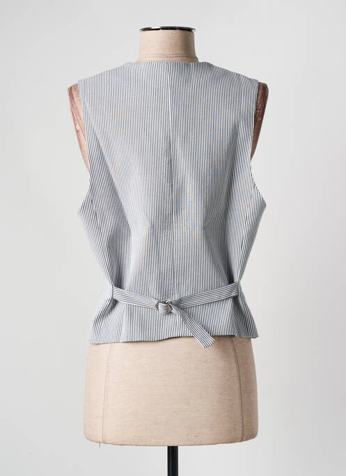 Gilet sans manche poches gris LA PETITE FRANCAISE femme
