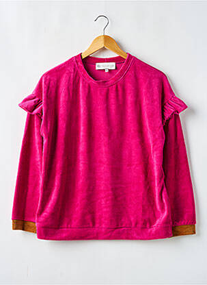 Sweat-shirt stretch manches longues rose VANINA ESCOUBET femme
