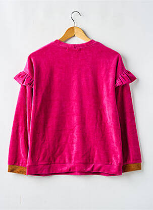 Sweat-shirt stretch manches longues rose VANINA ESCOUBET femme