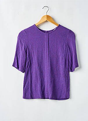 Top manches courtes manches courtes violet SANDRO femme
