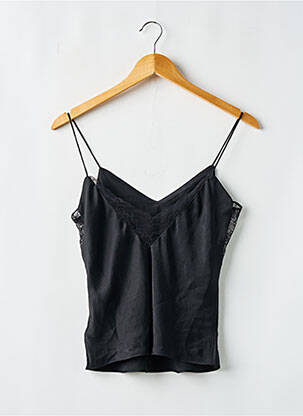 Top/caraco tissage satiné noir BA&SH femme