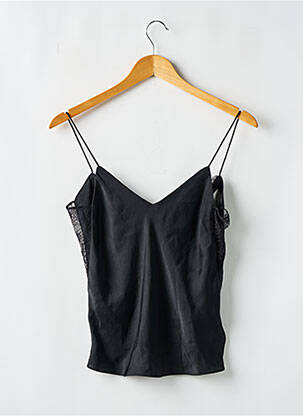 Top/caraco tissage satiné noir BA&SH femme