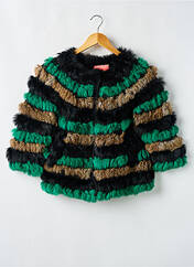 Manteau court vert MANOUSH pour femme seconde vue