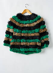 Manteau court vert MANOUSH pour femme seconde vue