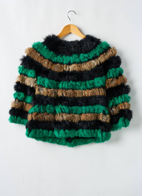 Manteau court vert MANOUSH femme