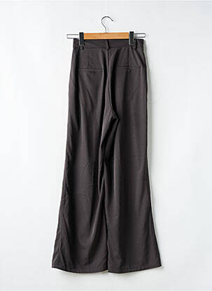 Pantalon large tissage popeline taille normale gris NOT MADAME femme