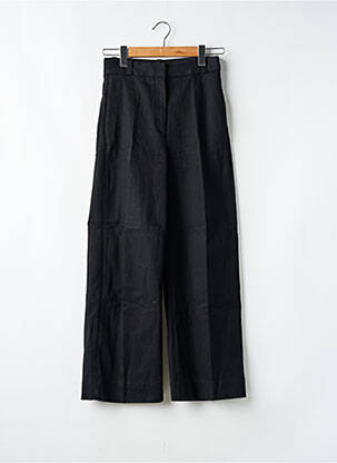 Pantalon large fermeture zippée sous rabat avec crochet taille normale noir & OTHER STORIES femme