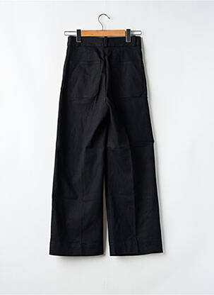 Pantalon large fermeture zippée sous rabat avec crochet taille normale noir & OTHER STORIES femme