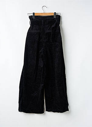 Pantalon large fermeture zippée sous rabat avec crochet taille normale noir & OTHER STORIES femme
